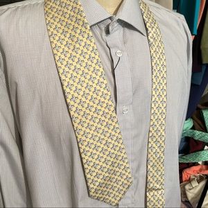 (New) Southern Tide Tie / Yellow / Silk